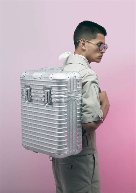 rimowa by dior|rimowa dior launch luggage.